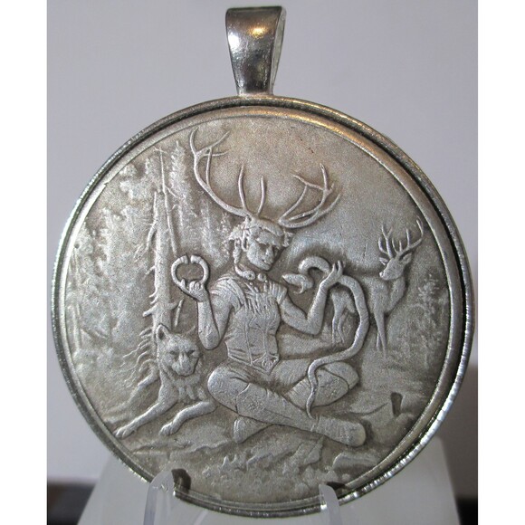 Celtic Lore - Cernunnos -Coin/Pendant - Picture 1 of 3